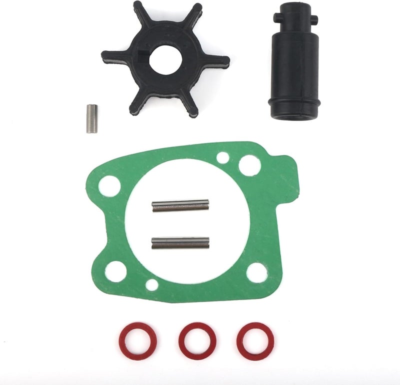 QUICKMARINE 6E0-44352 Marine Water Pump Impeller Service Kit fits Yamaha 4 Stroke 4 5 6 HP Boat Outboard Motor Replacement 6E0-44352-00 Sierra 18-3073 - Image 5